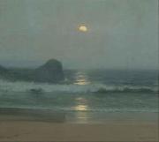 Lionel Walden Moonlight Over the Coast oil painting artist